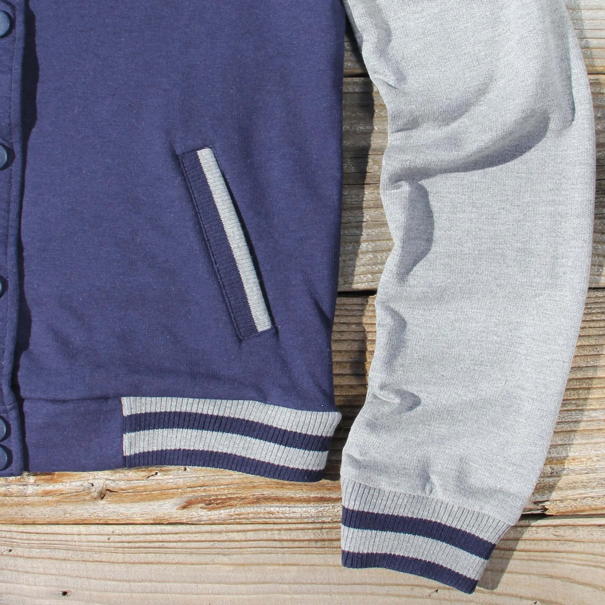 The Letterman's Sweatshirt in Navy