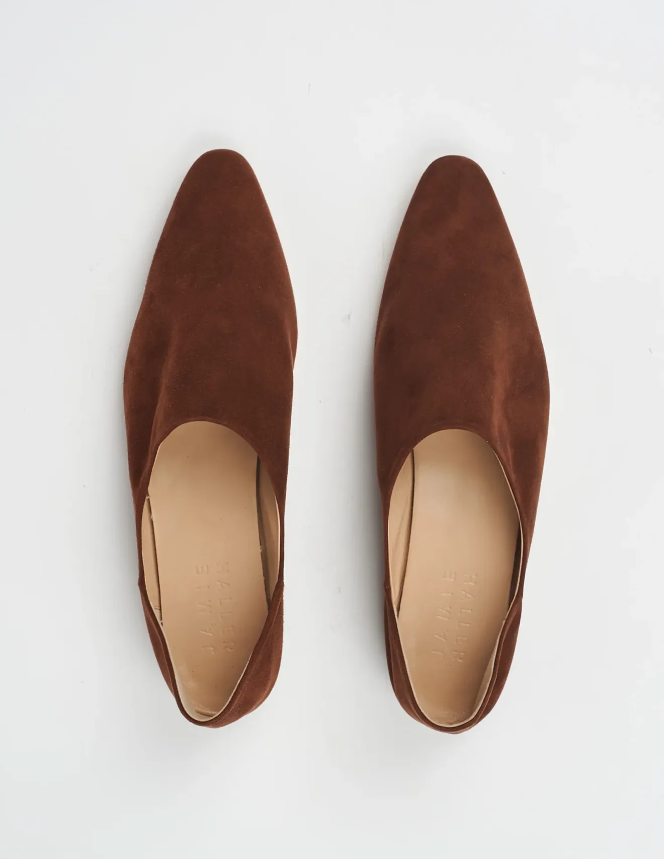 The Mule in Chocolate Suede