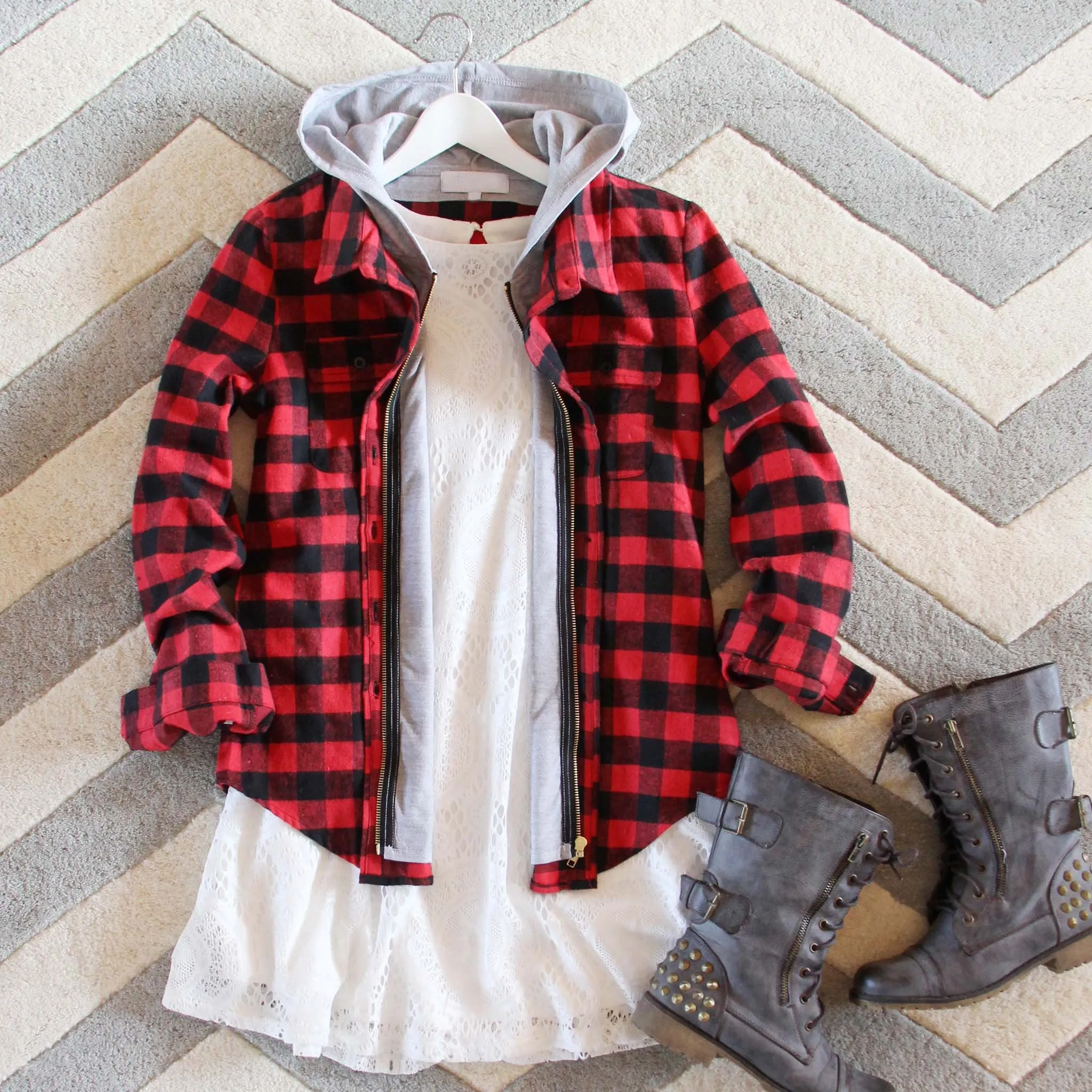 The Seattle Plaid Hoodie