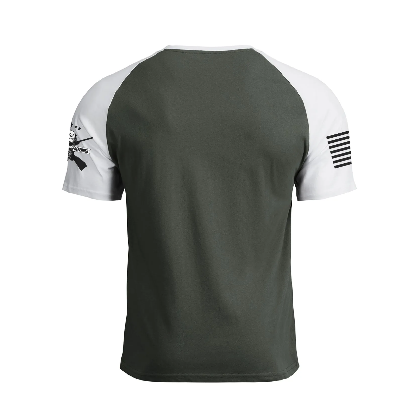 THINK WHILE IT'S STILL LEGAL 100% COTTON RAGLAN GRAPHIC TEE