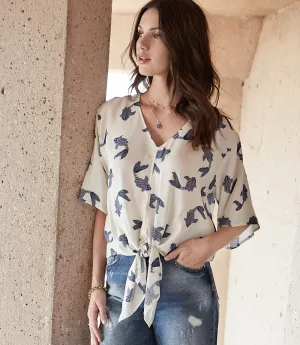 Tie-Front Top