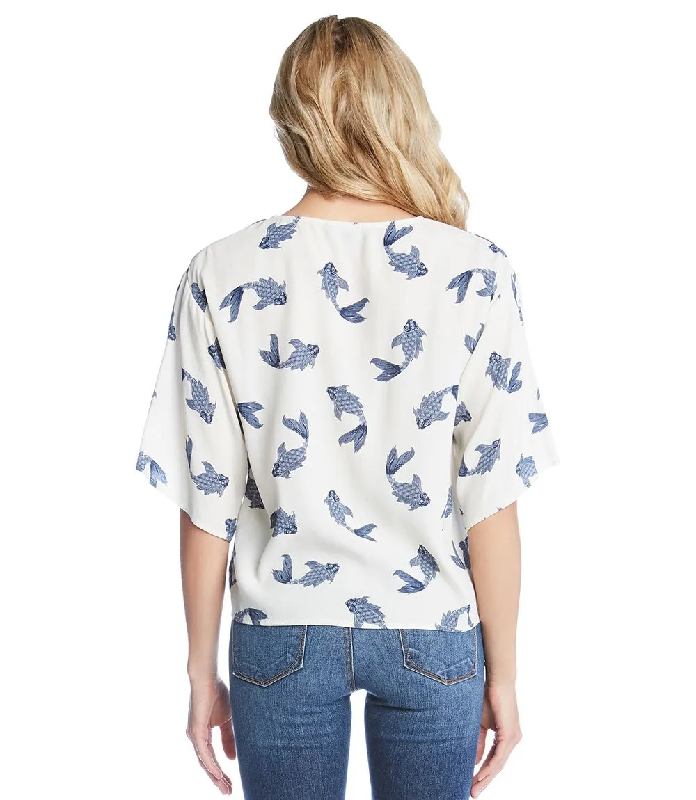 Tie-Front Top