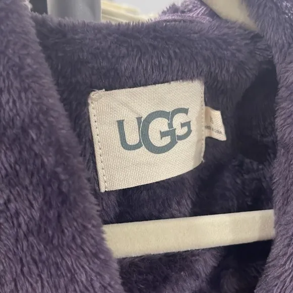 UGG Miranda Plush Short Robe Purple Size XS