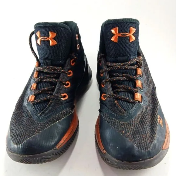 Under Amour Curry ASW Basketball Shoe/ Sneaker Black/ Copper. Boys 5Y...........