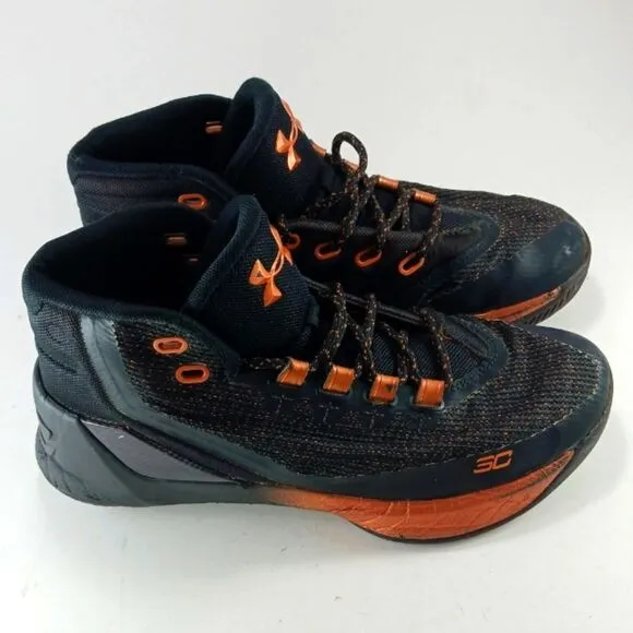 Under Amour Curry ASW Basketball Shoe/ Sneaker Black/ Copper. Boys 5Y...........