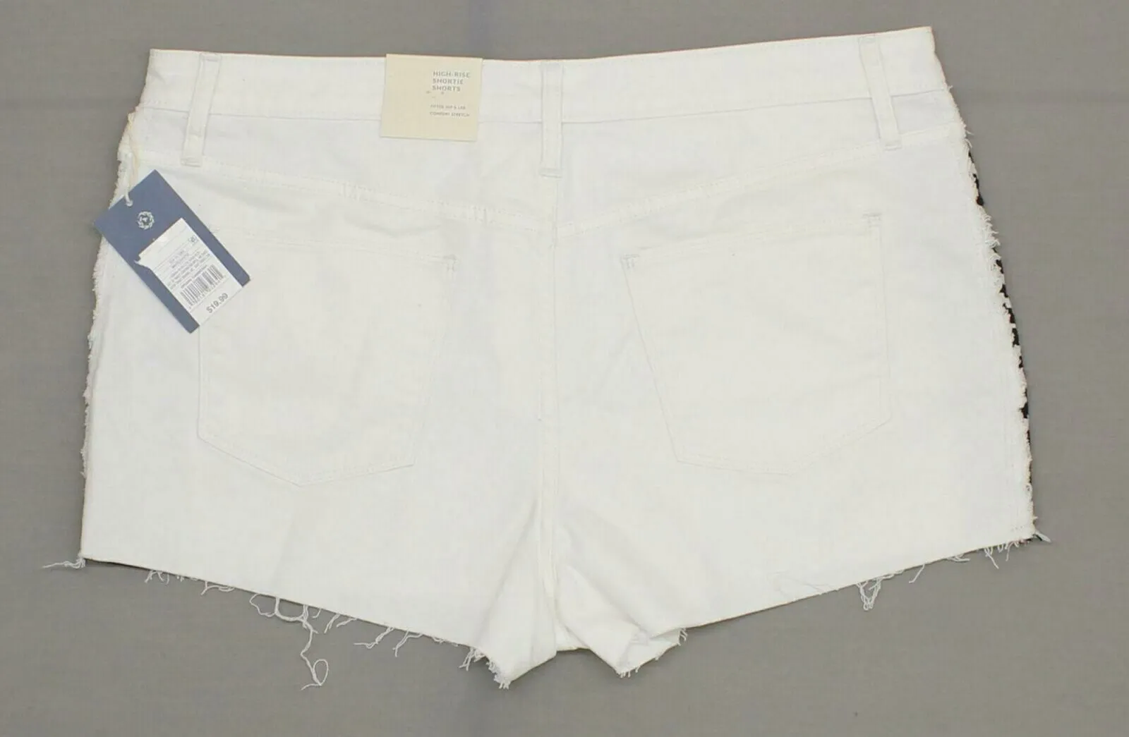 Universal Thread Women's High-Rise Shortie Jean Shorts With Side Panel