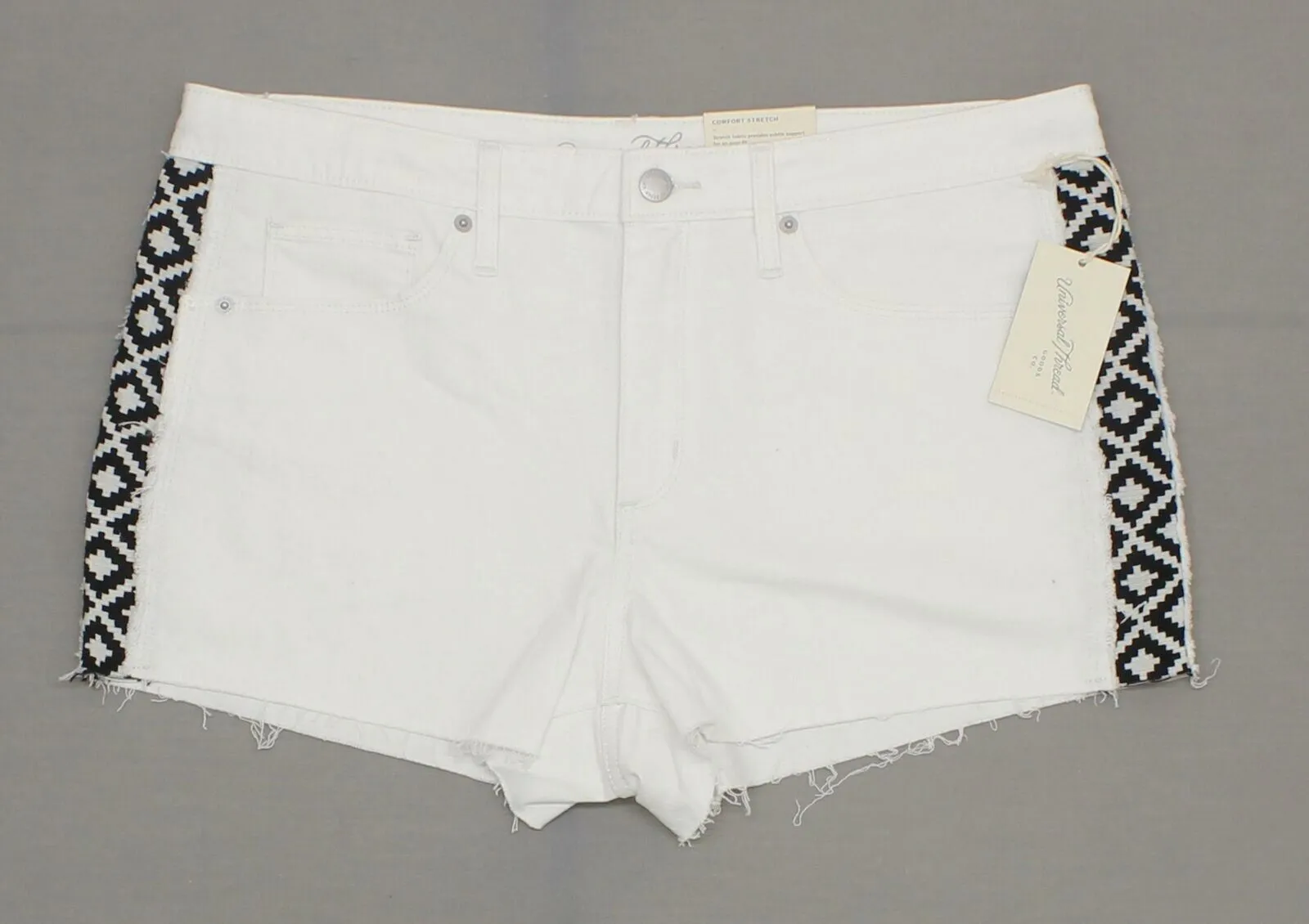 Universal Thread Women's High-Rise Shortie Jean Shorts With Side Panel
