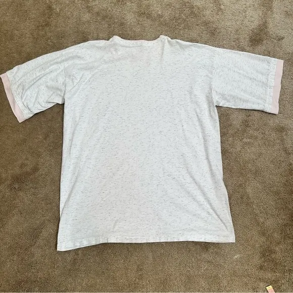 Vintage 90s Yellowstone T-Shirt Dress Sleep Pajama XXL Pink Gray Outdoor Graphic