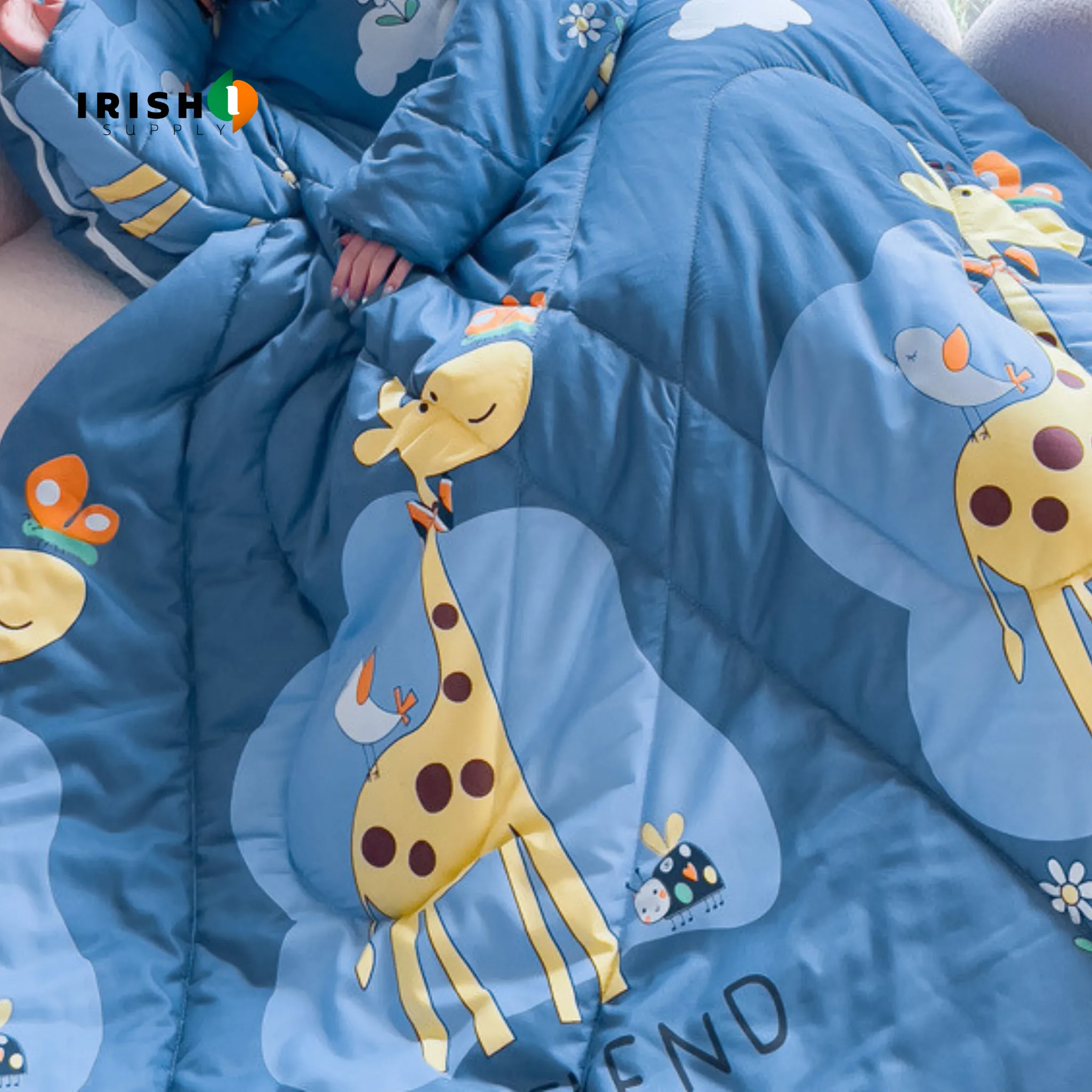 WARMNEST Plush Wearable Sofa Blanket
