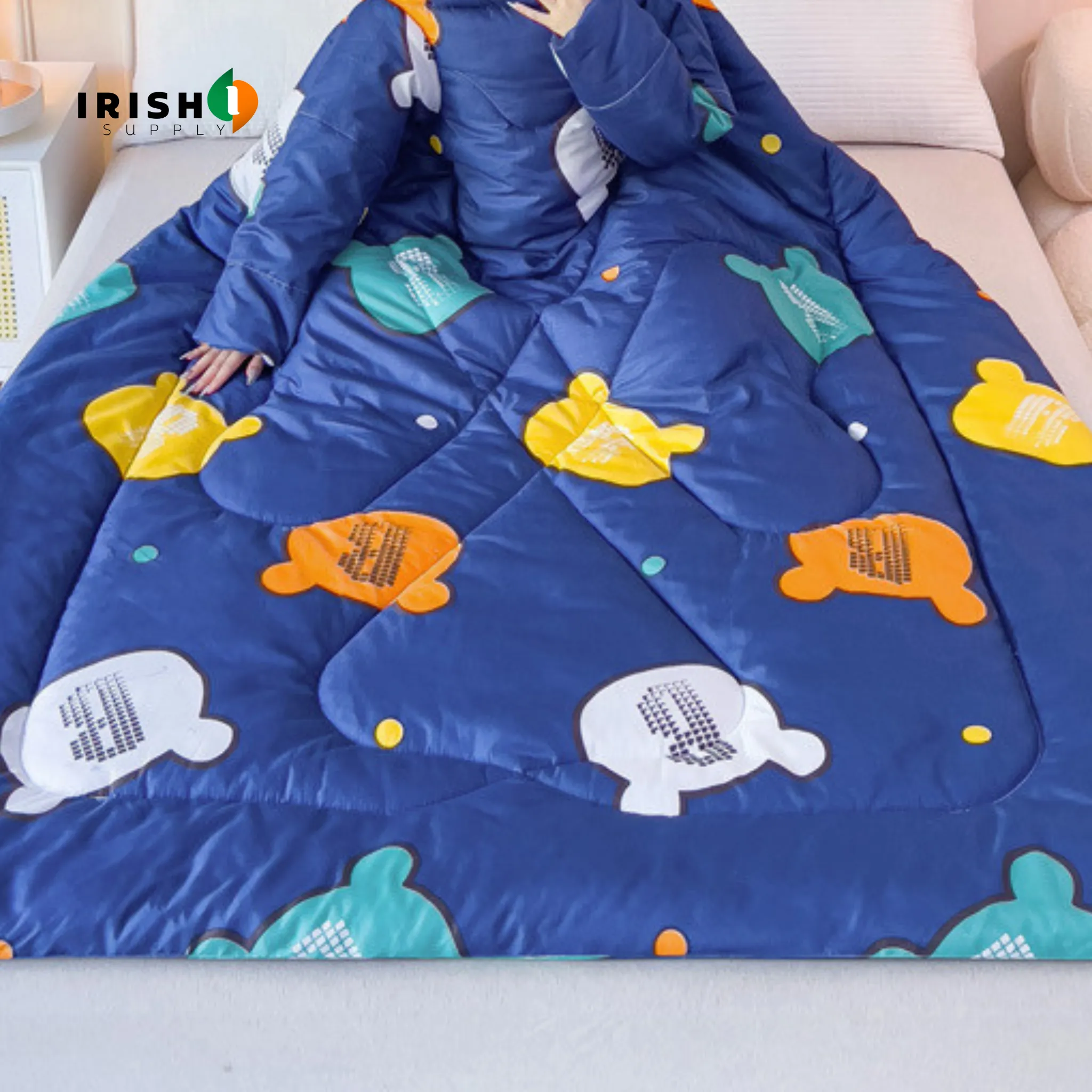 WARMNEST Plush Wearable Sofa Blanket