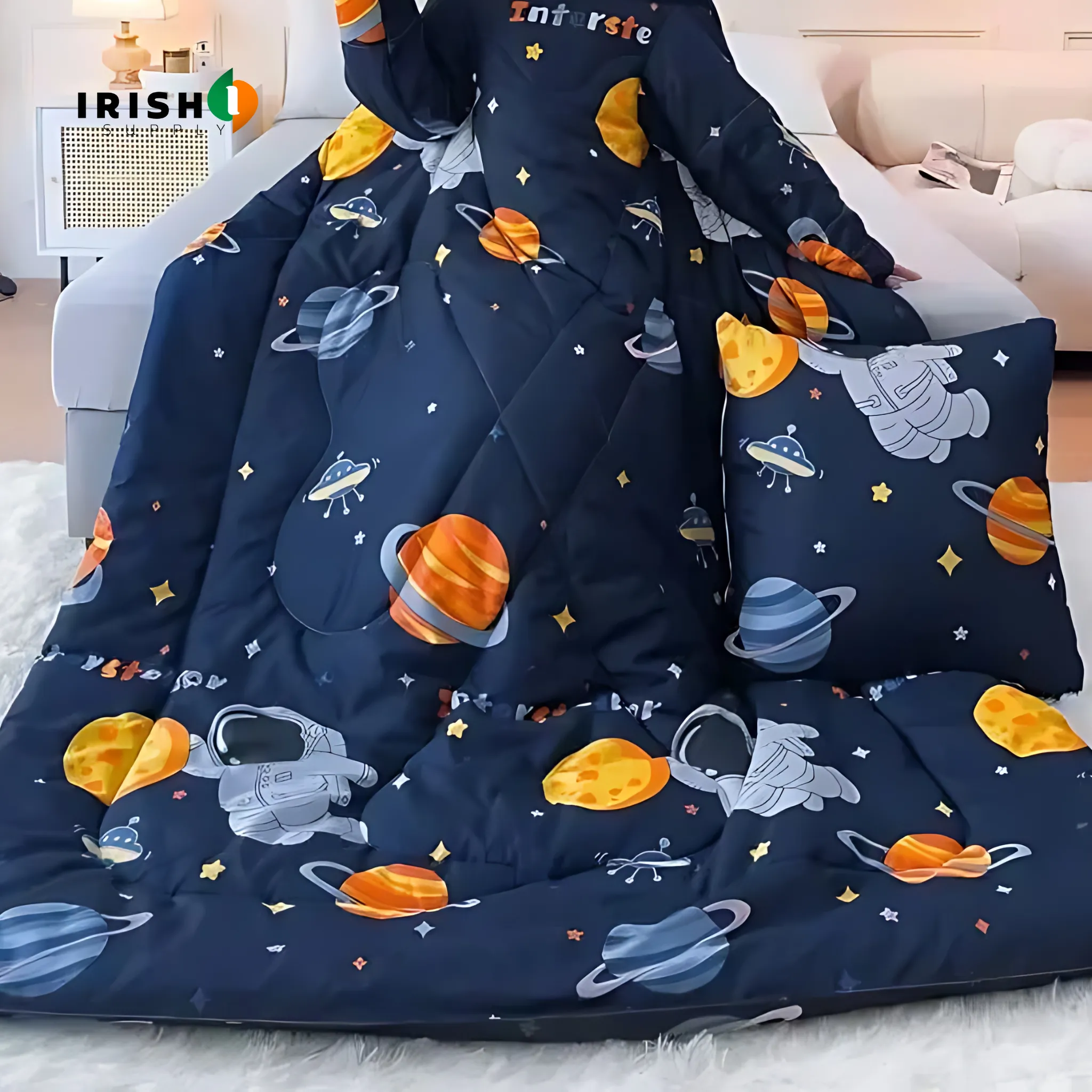 WARMNEST Plush Wearable Sofa Blanket