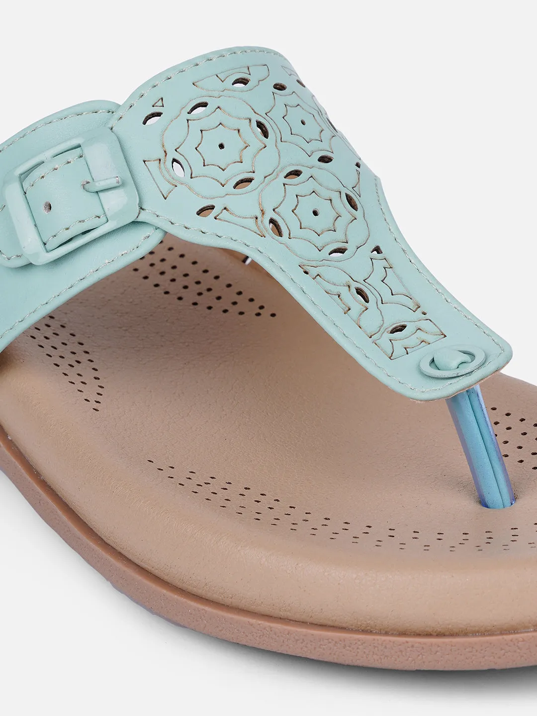 Women's Mint Thong Sandals (IU6011)