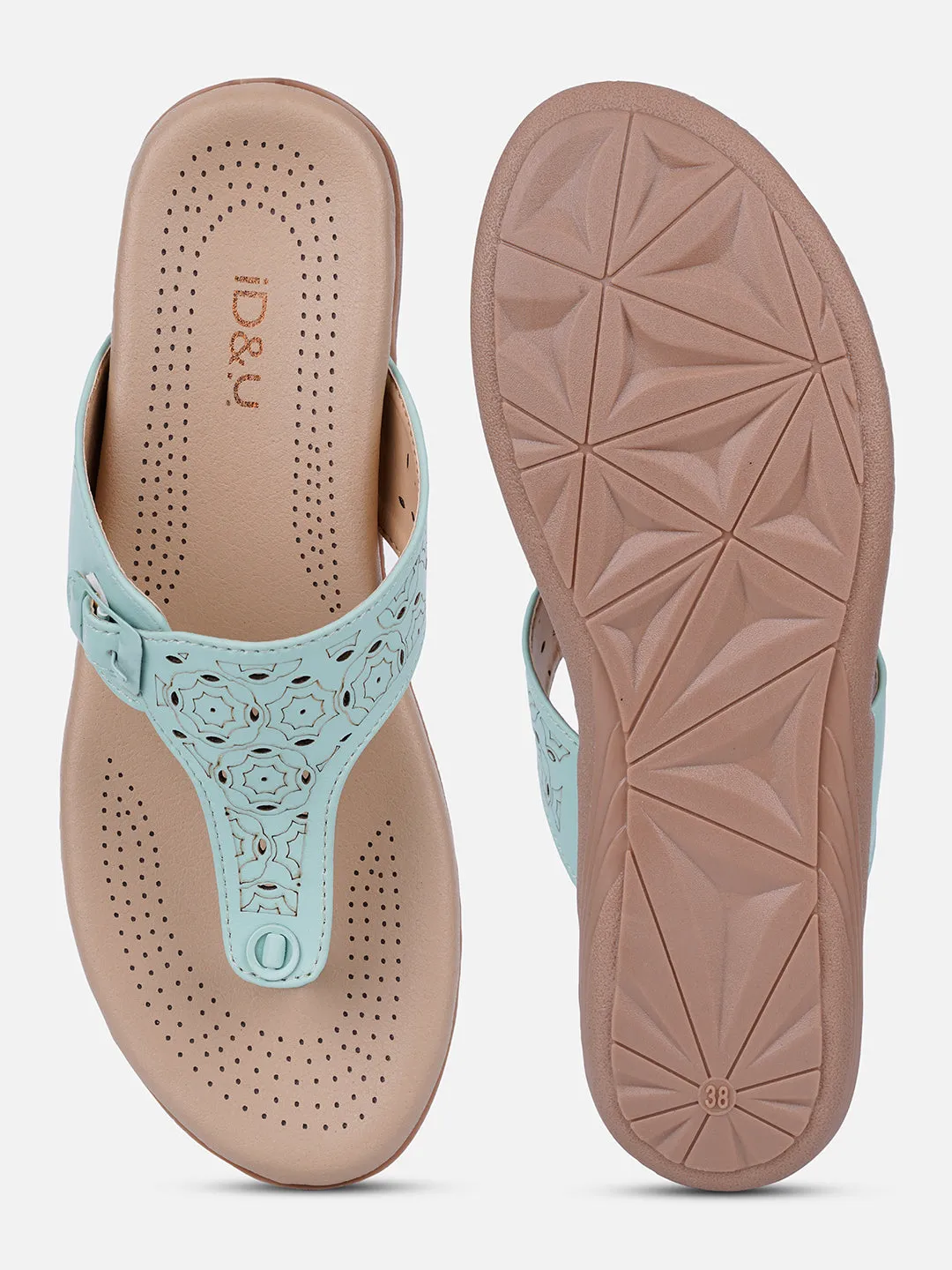Women's Mint Thong Sandals (IU6011)