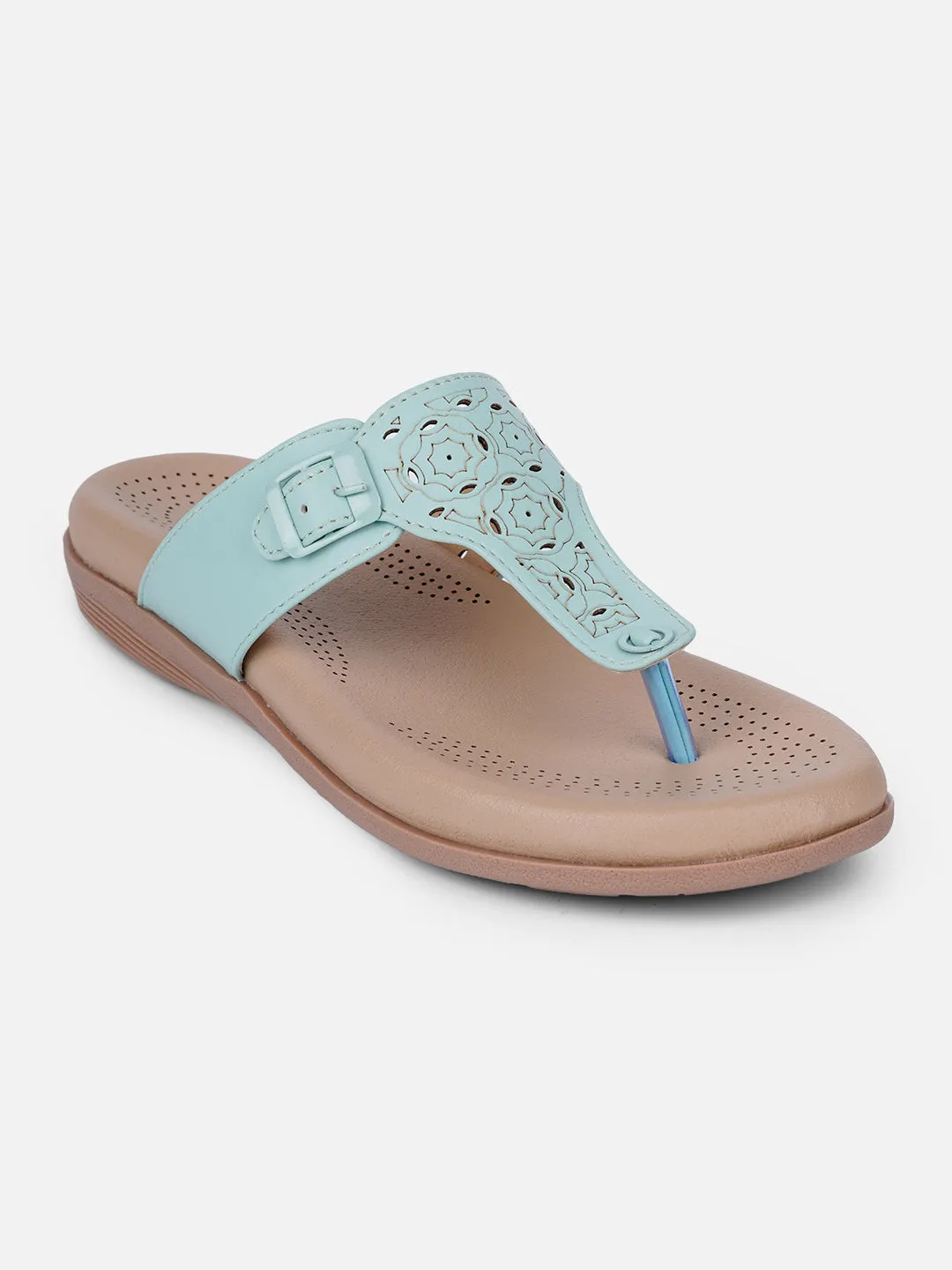 Women's Mint Thong Sandals (IU6011)