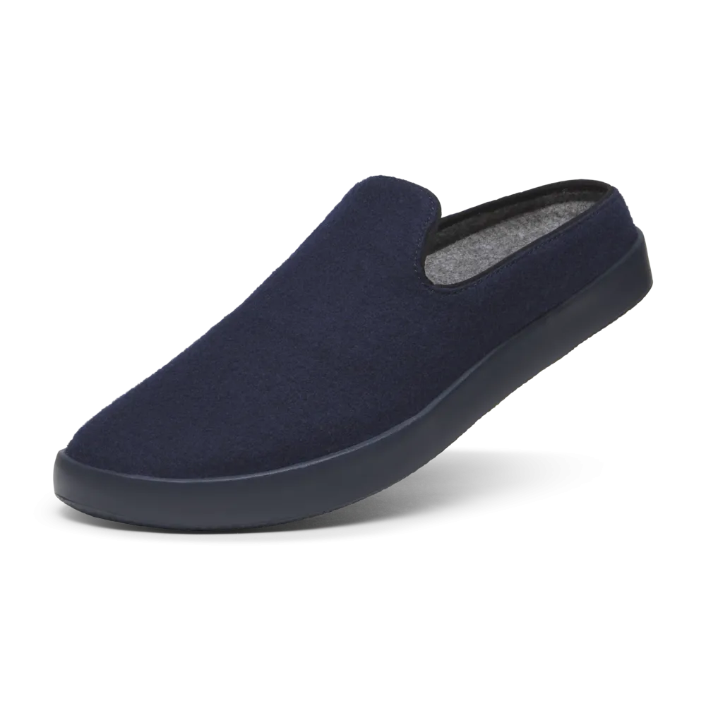 Women's Wool Lounger Mule - Deep Navy (True Navy Sole)