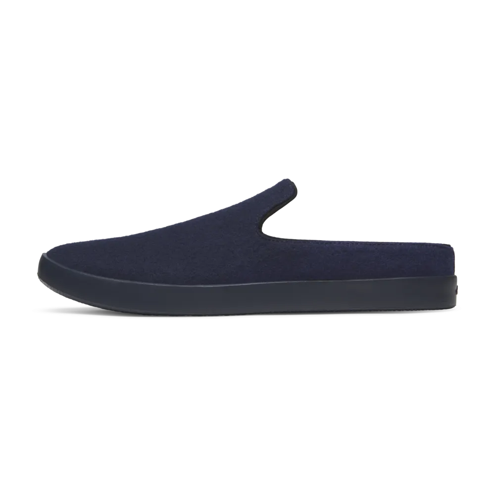Women's Wool Lounger Mule - Deep Navy (True Navy Sole)