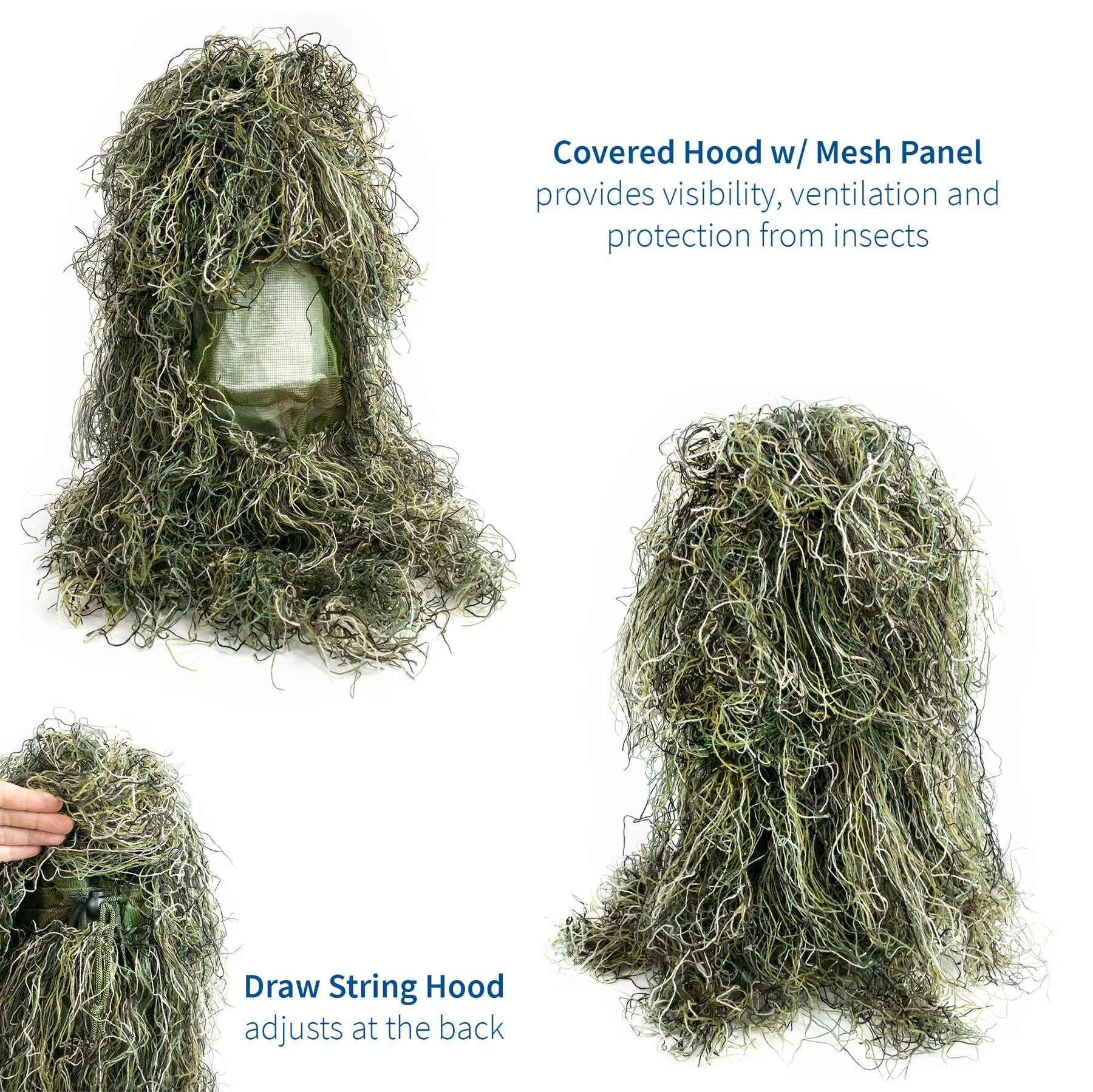 Woodland Ghillie Suit Delux Set