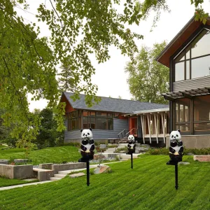 Woowooh Outdoor Panda Solar Garden Light