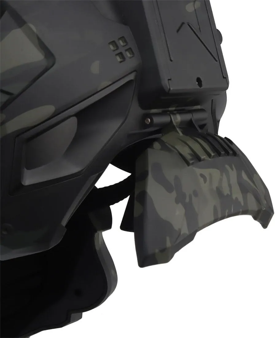WOSPORT W Assault Juggernaut Helmet with Googles   Mask   Comms   Fan