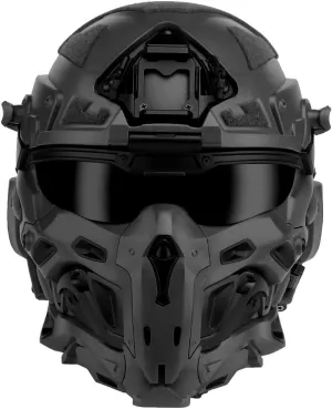 WOSPORT W Assault Juggernaut Helmet with Googles   Mask   Comms   Fan