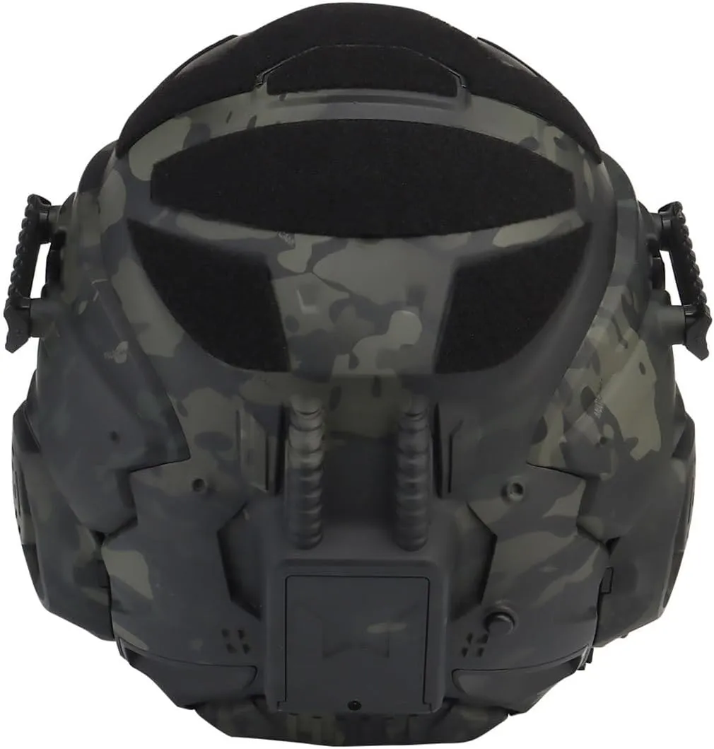 WOSPORT W Assault Juggernaut Helmet with Googles   Mask   Comms   Fan