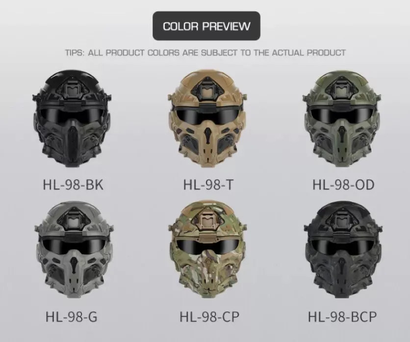 WOSPORT W Assault Juggernaut Helmet with Googles   Mask   Comms   Fan