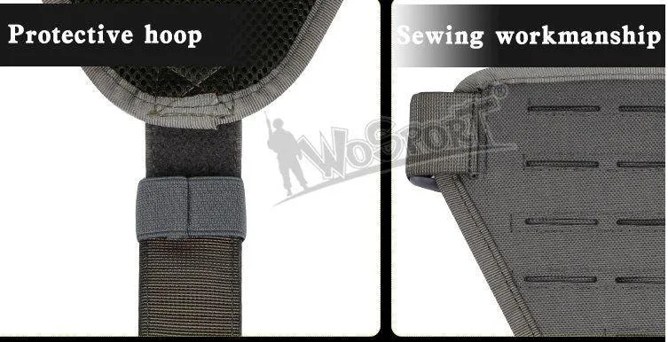 WST Tactical leg panel laser cut - TAN