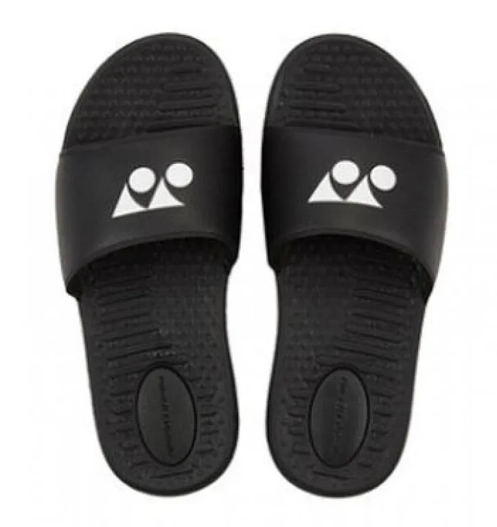 YONEX POWER CUSHION SLIPPERS/SLIDES - Black