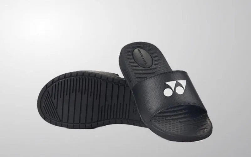 YONEX POWER CUSHION SLIPPERS/SLIDES - Black